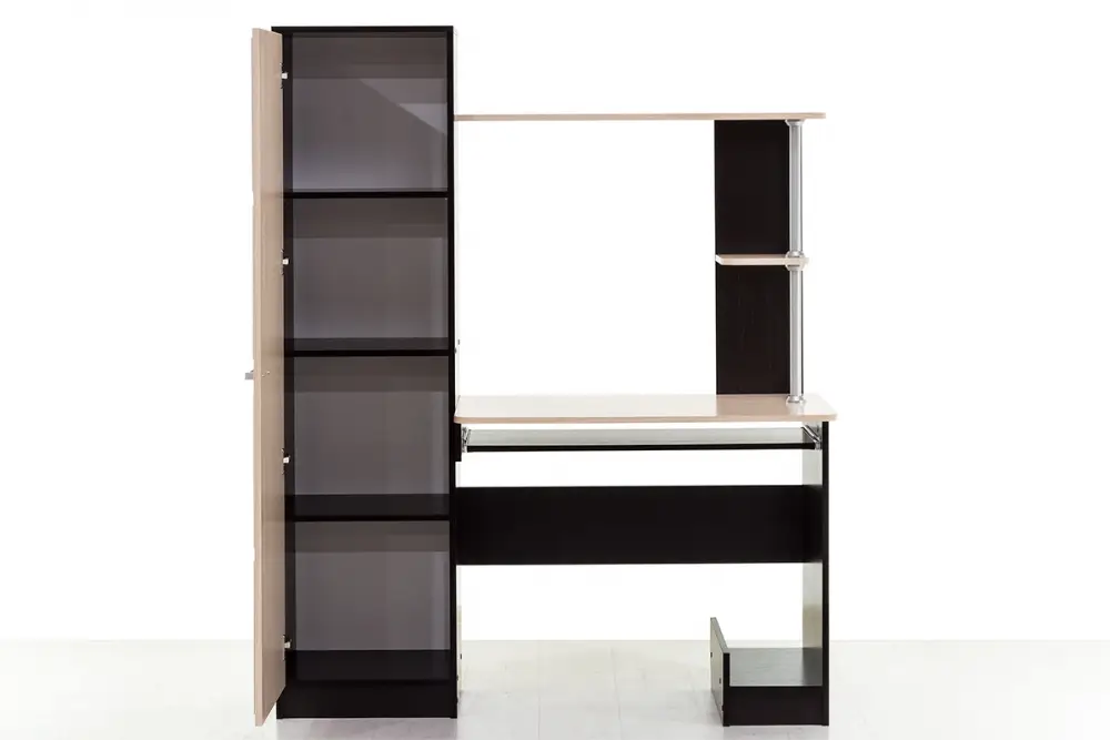 Стол компьютерный 1, Дуб венге/Дуб млечный, СВ Мебель