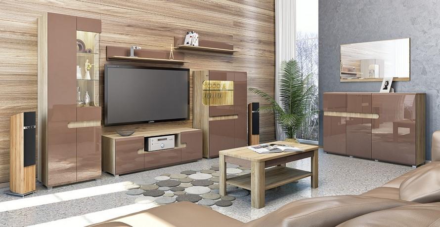 Стенка ЛЕОНАРДО brown