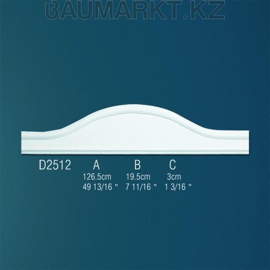 Дверной декор Фриз d2512 126,5х19,5х3см