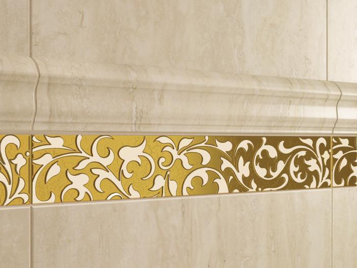 Кафельная плитка travertino + authentic wall project
