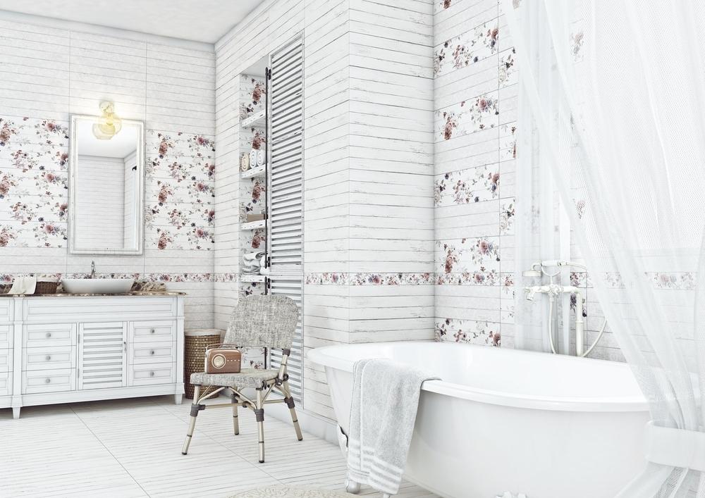 Кафельная плитка shabby chic