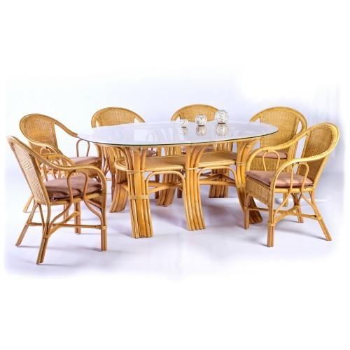 Комплект обеденный s-03 + t-120 oval set
