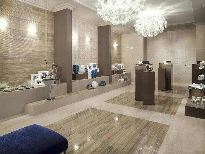 Кафельная плитка travertino+ cosmopolitan wall project