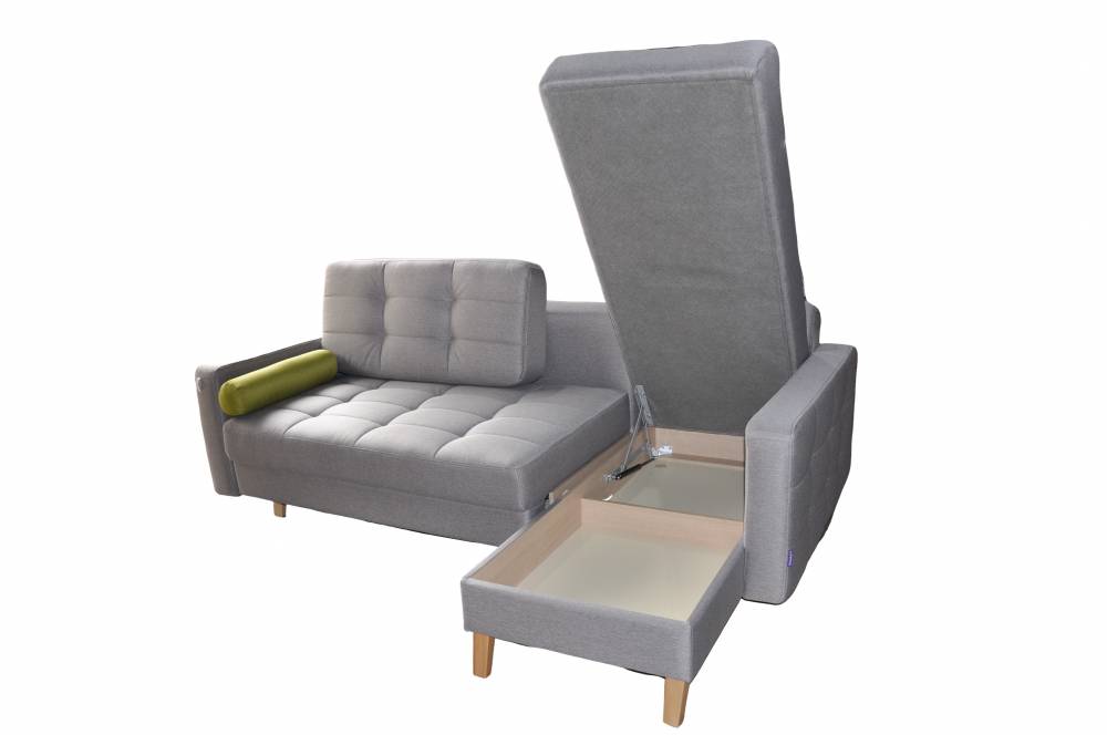 Диван fortis Скандинавия Свит грин+Свит экрю бежевый