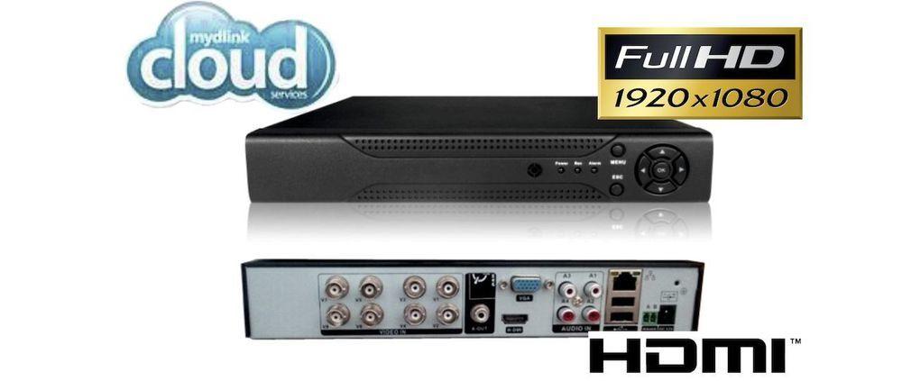 8 канальный Гибридный ahd + nvr + dvr регистратор