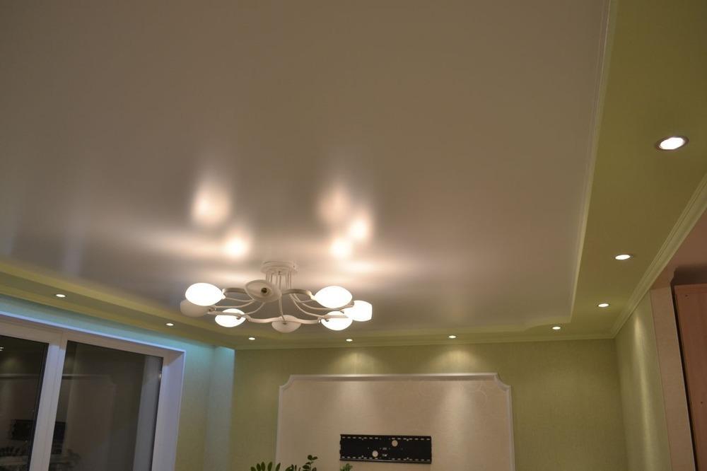 Натяжные потолки сатиновые